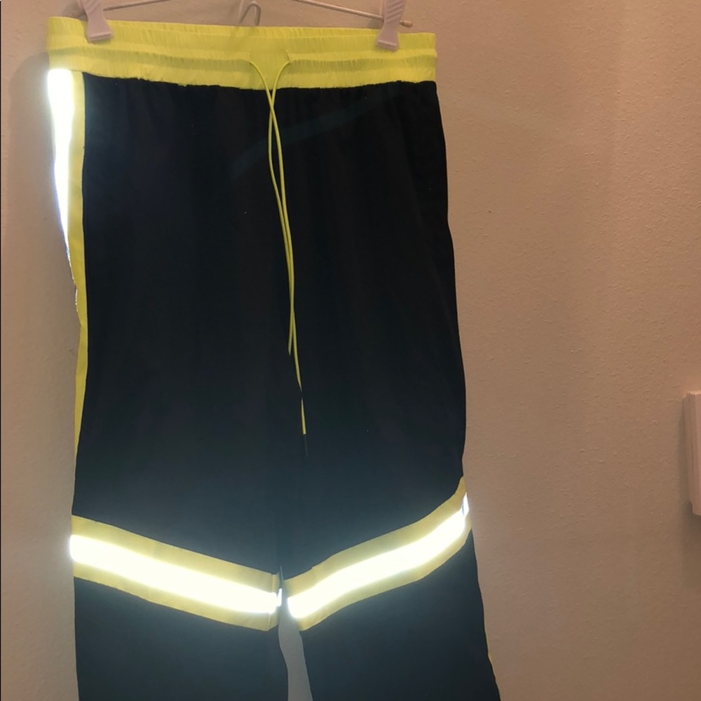 Black Reflective Pants